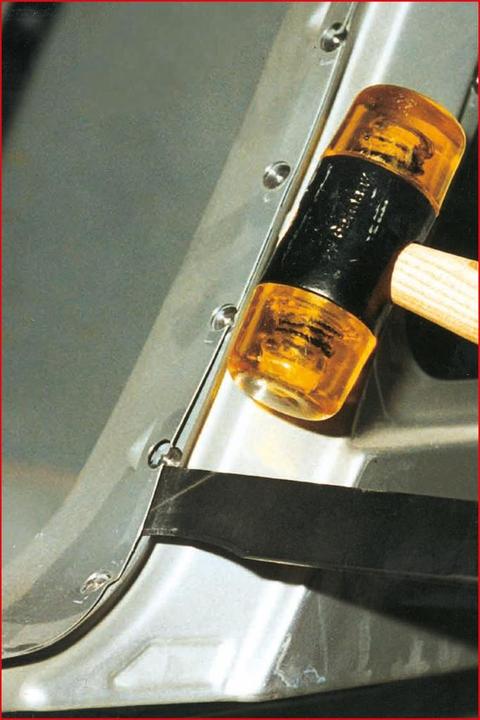 Actual product image KS Tools Bodywork slot chisel set, 4 pcs.