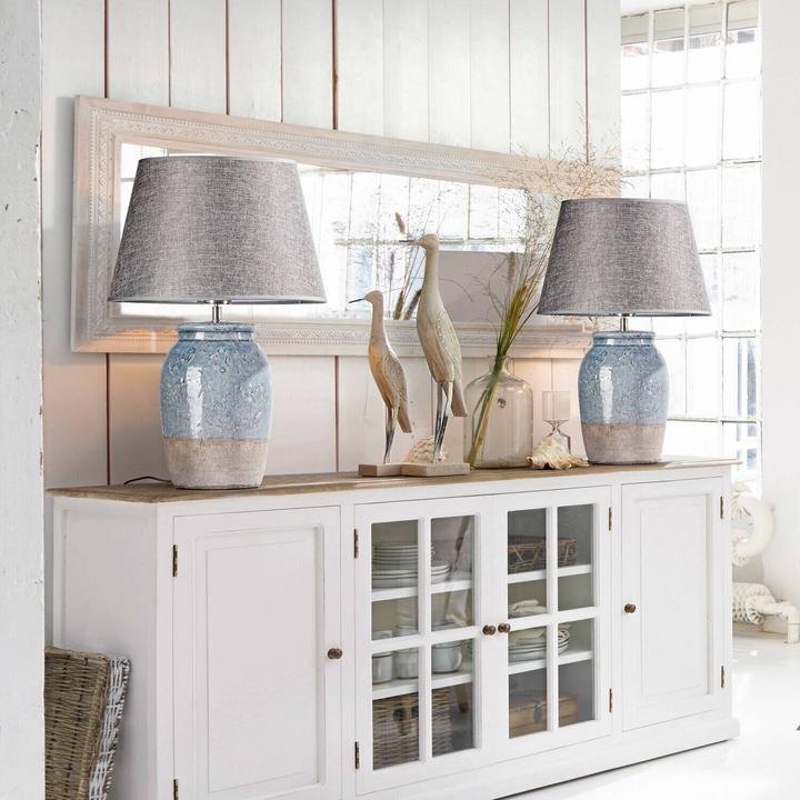 Actual product image Loberon Manly grey table lamp (E27)