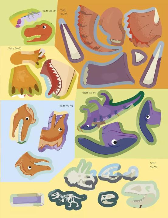 Image du produit Panini Dinosaurier Glow-in-the-Dark-Sticker - Entdecke die Dinosau (Allemand, Panini, Claudia Weber, 2023)