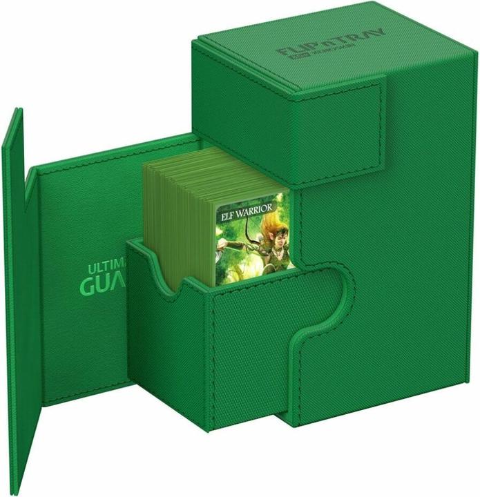 Image du produit Ultimate Guard Flip'n'Tray 80+ XenoSkin Monocolor Vert