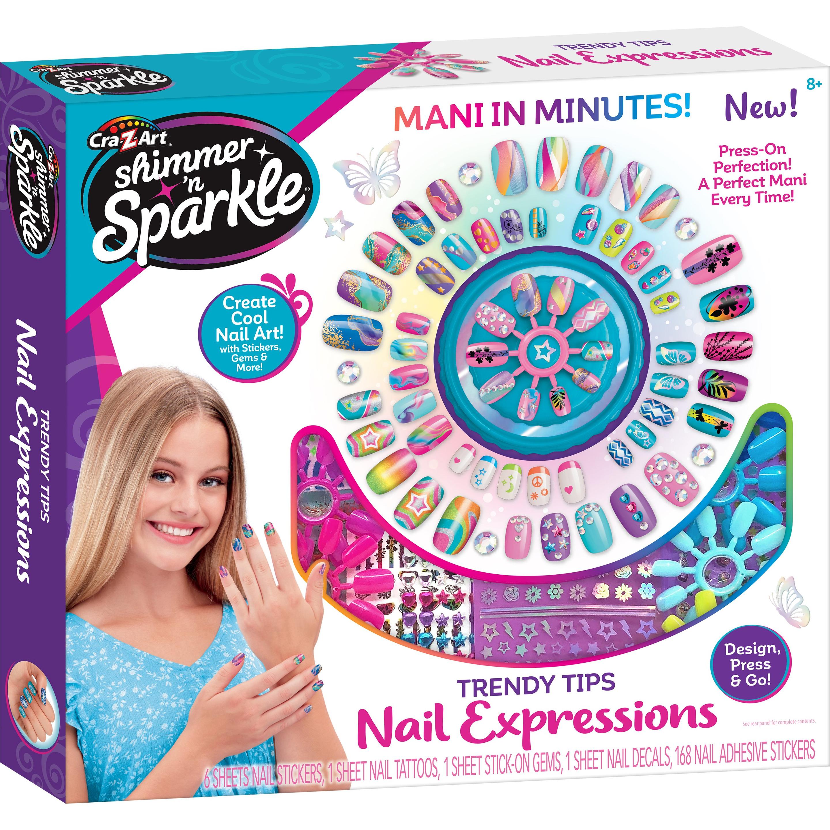 Cra-z-art SHIMMER N SPARKLE - Trendy Tips Nail Expressions (65610S)