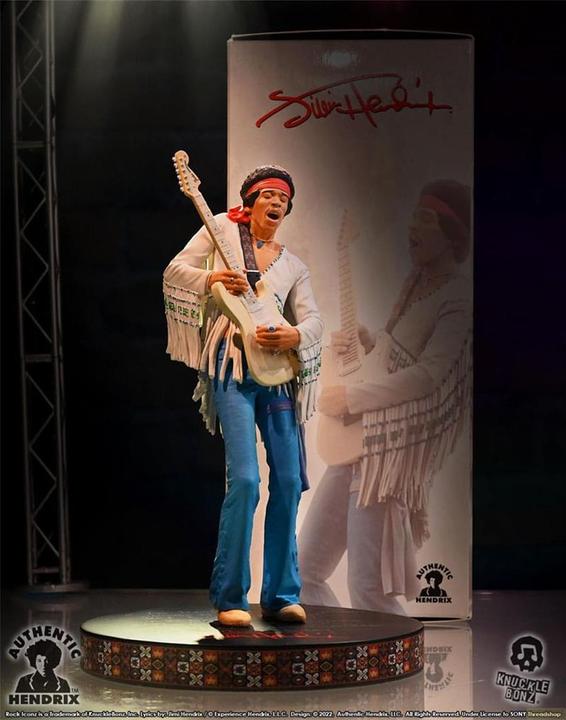 Actual product image Knucklebonz Rock Iconz: Jimi Hendrix III Statue