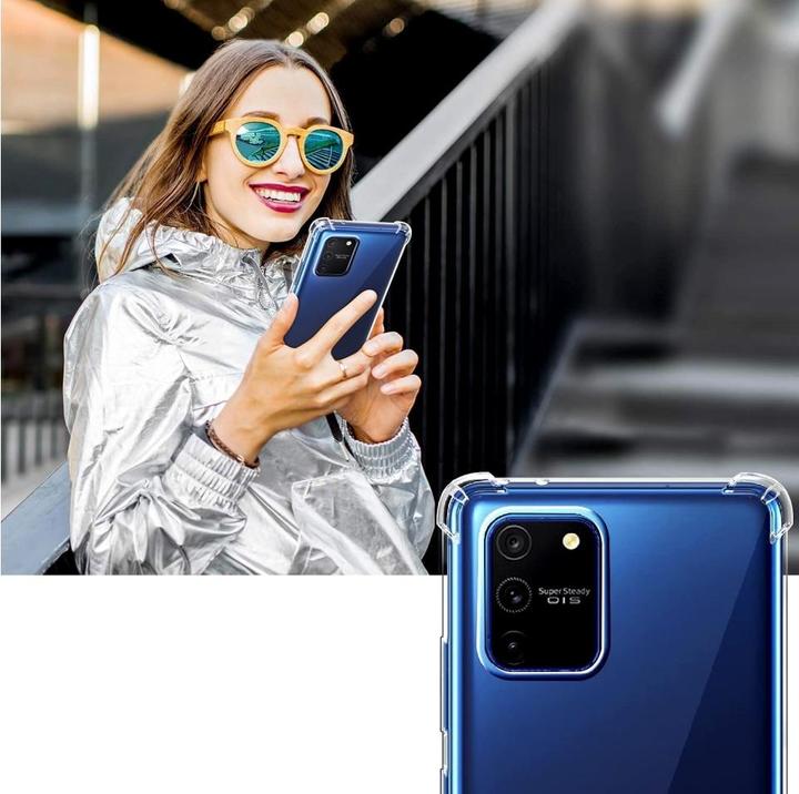 Actual product image Screenguard Samsung Galaxy S10 Lite Case Crystal Soft Airbag Bumper (Samsung Galaxy S10 Lite)
