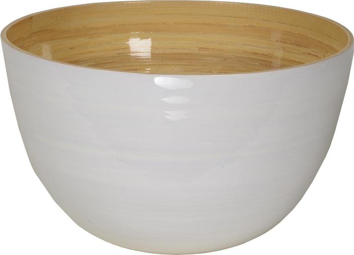 Albert L. Bambus-Schüssel weiss 30x18cm (30 cm, 6.50 l, 1x)