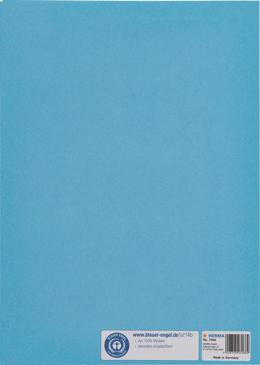 Image du produit HERMA Protège-cahier A4 papier (A4, Blanc, Couverture souple)