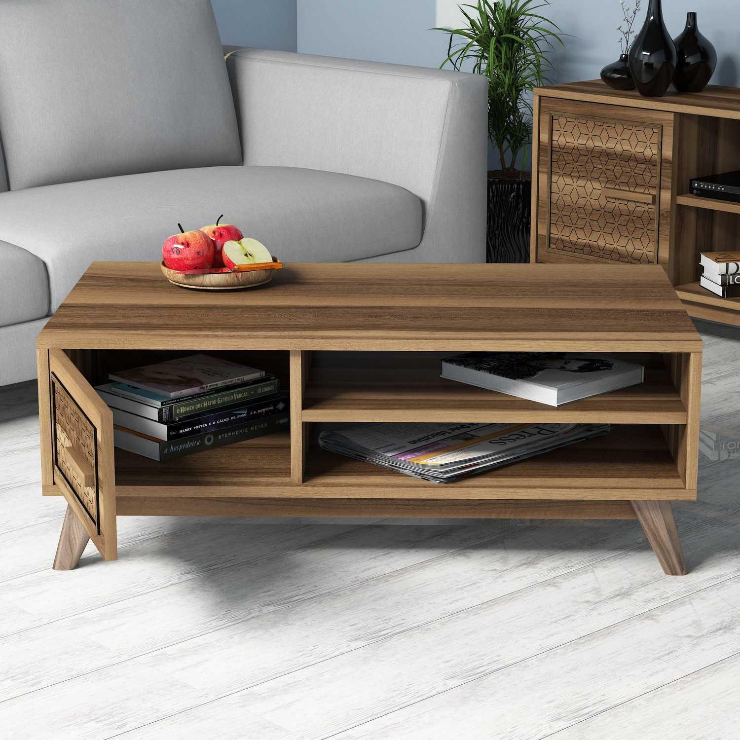 Hanah Home, Couchtisch + Beistelltisch, Gwen (105 x 38 x 60 cm)