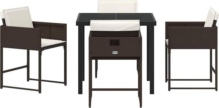 Produktbild vidaXL Modernes Esszimmer-Set (80 x 80 x 73 cm)