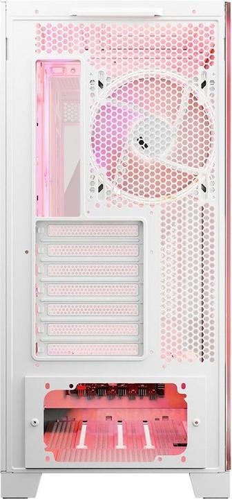 Actual product image Modecom Computer case Volcano SPACE APEX ARGB MIDI USB 3.0 X 2 CYPE-C white (ATX, mATX, Mini-ITX)