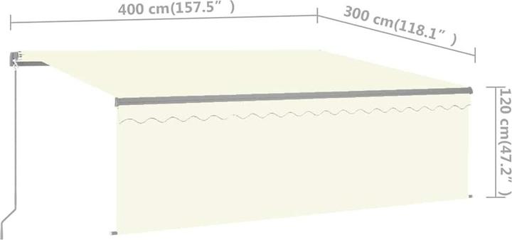 Produktbild vidaXL Markise (4 m)