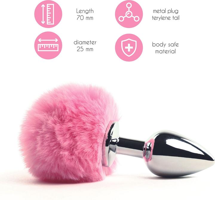Immagine prodotto FeelzToys Bunny Tails Butt Plug rosa