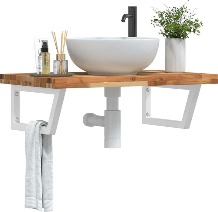 Produktbild VidaXL Waschbeckenregal Wandmontage und (100 x 50 x 4 cm)