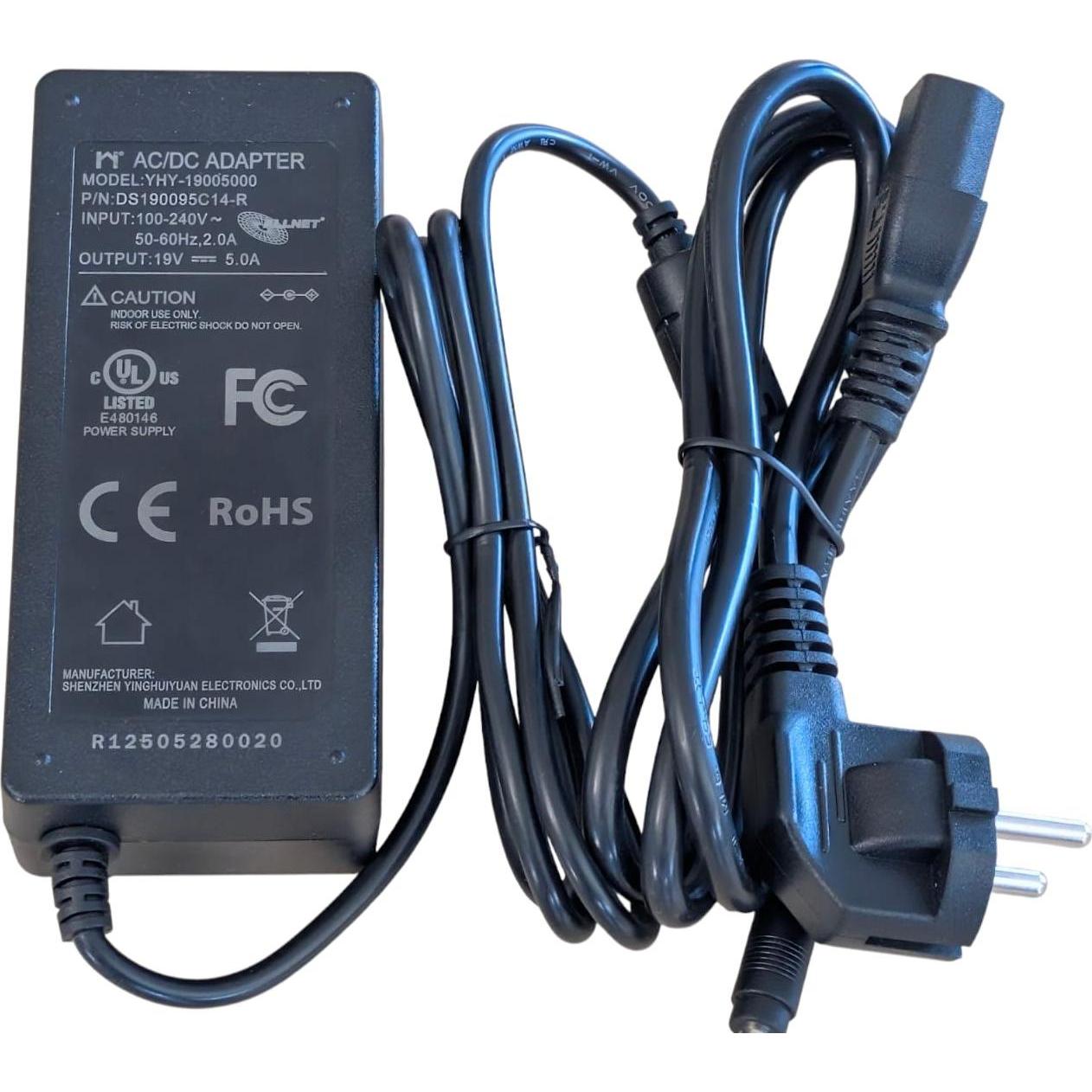 Allnet Ersatznetzteil 19V/5A EU Type (95 W), Alimentatore per notebook