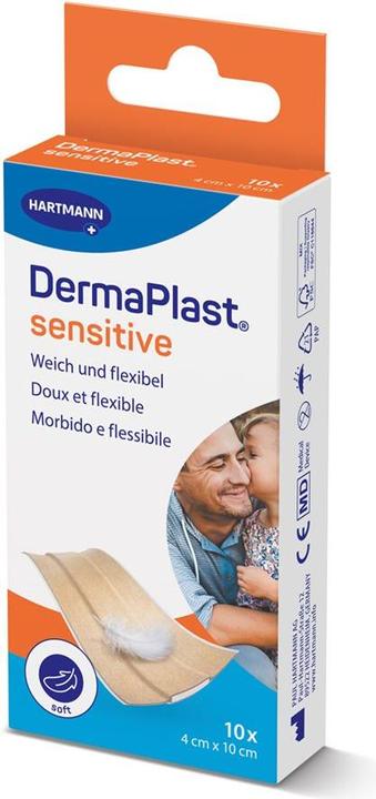 Produktbild DermaPlast Sens Schnellver 4x10cm bei 10 (10 x)