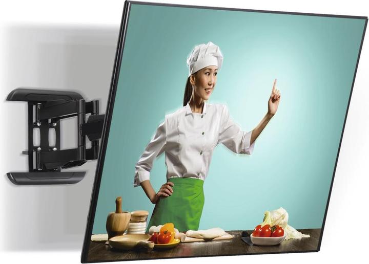 Image du produit Hama Support TV mural, pivotant, inclinable, extensible, 229 cm (90") à 50 kg (Mur, 90", 50 kg)
