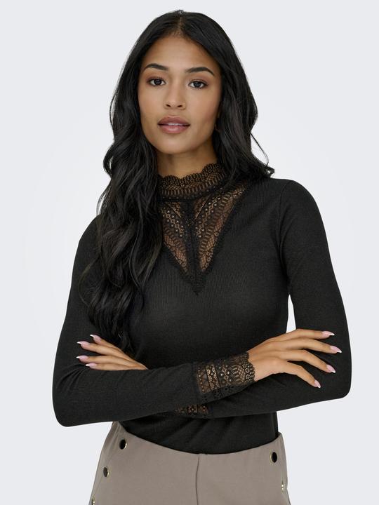 Immagine prodotto Only Onltilde Glitter L/S Highneck Top Jrs (L)