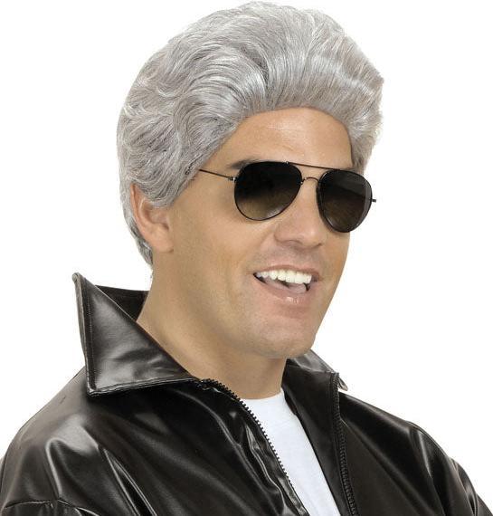Produktbild Widmann Perücke Danny Grease Grau