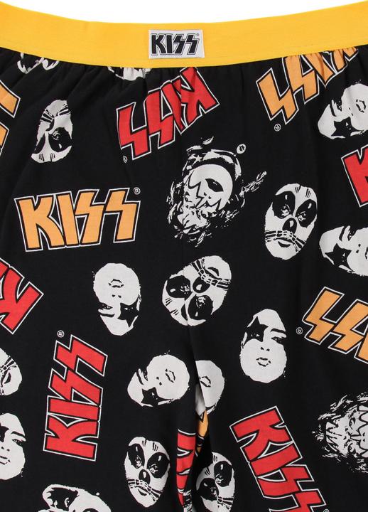 Image du produit Recovered KISS Faces Black Pantalon long S (S)
