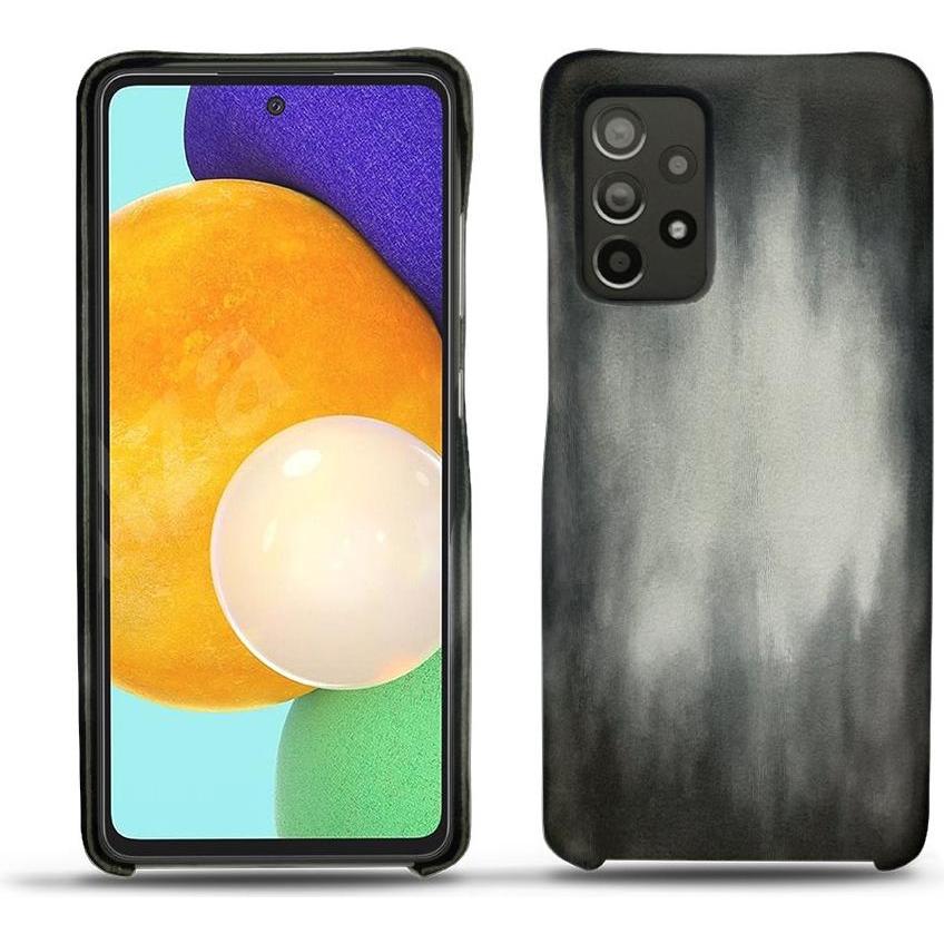 Noreve Lederschutzhülle (Samsung Galaxy A52), Smartphone Hülle, Grau