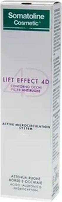 Somatoline Lift Effect 4D Eye Contour Wrinkle Filler 15ml (Augenpflege Serum, 15 ml, Tag)