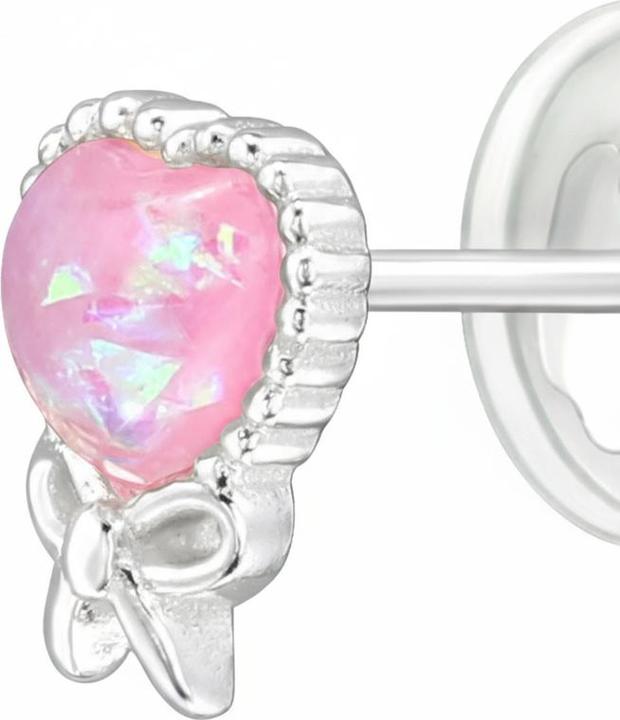 Immagine prodotto Maxte Kinder- Silber-Herz mit Imitiertem Opal (Argento 925, Argento sterling)