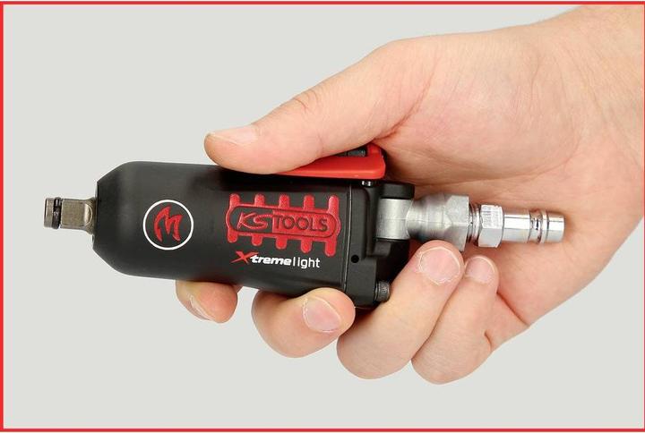 Immagine prodotto KS Tools 3/8 MONSTER Xtremelight mini avvitatore ad aria compressa con bilanciere reversibile, 108Nm