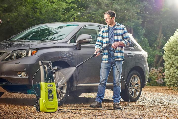 Actual product image Ryobi RY150PWA high-pressure cleaner (Electrical connection)