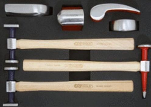 Actual product image KS Tools Panel beating set, 7 pcs