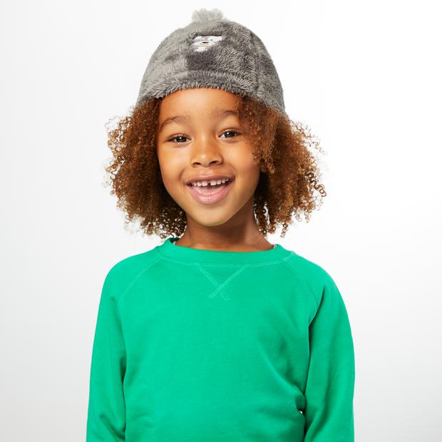Produktbild Affenzahn Mütze Hund recyceltes Fleece grey