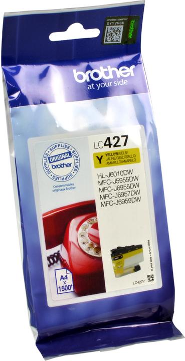 Actual product image Brother Ink cartridge yellow (Y)