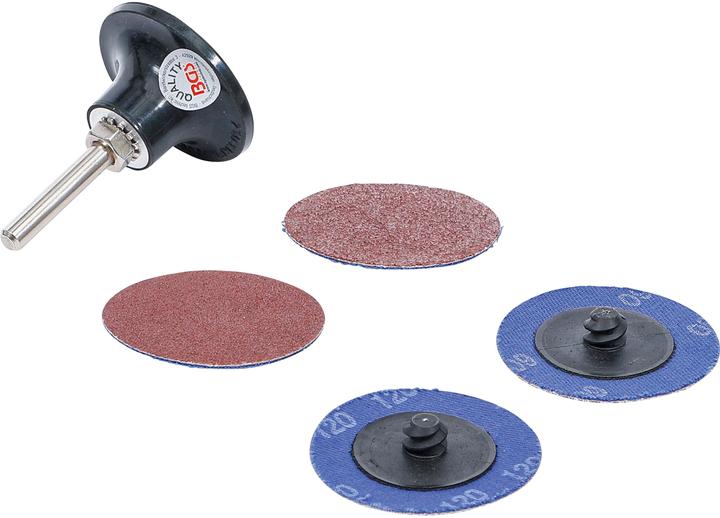 Actual product image BGS Grinding Wheels / Sanding Pad Set | Ø 50 mm (60, 120)