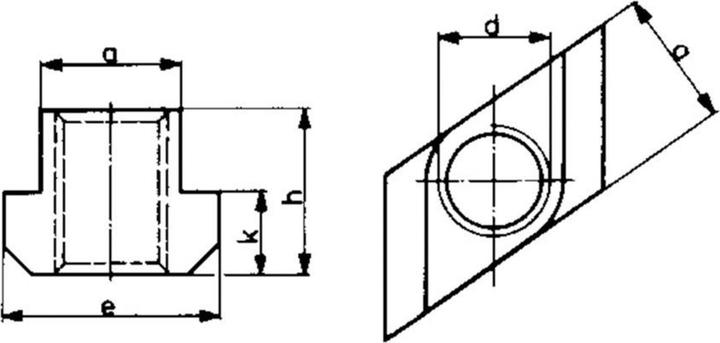 Produktbild Amf T-Nutenstein Rhombus