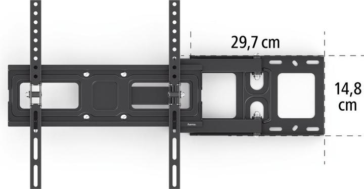 Produktbild Hama TV-Wandhalterung (Wand, 165", 35 kg)