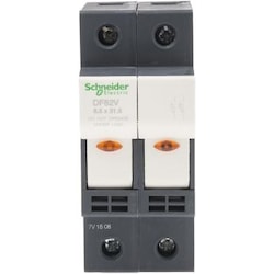 6x Schneider Electric, Sicherung, Sicherungsschalter DIN 8,5x31,5mm 2pol (25 A)