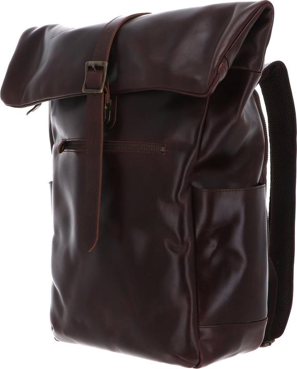 Actual product image Buckle & Seam Rolltop backpack Nomad Brown/Dots (28 l)