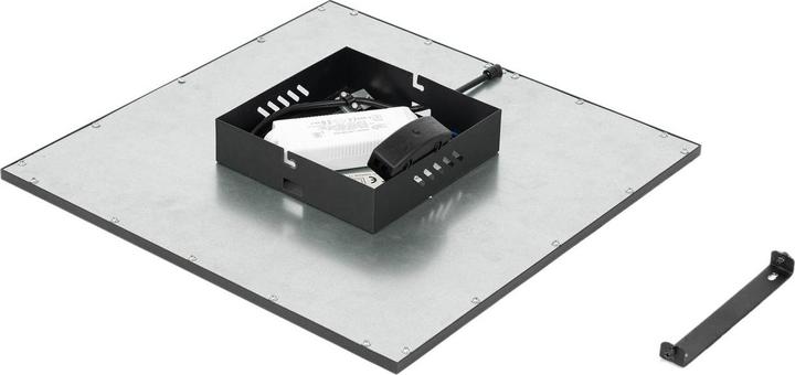 Actual product image Lindby Lamin LED panel square black 39.5 cm (1900 lm)