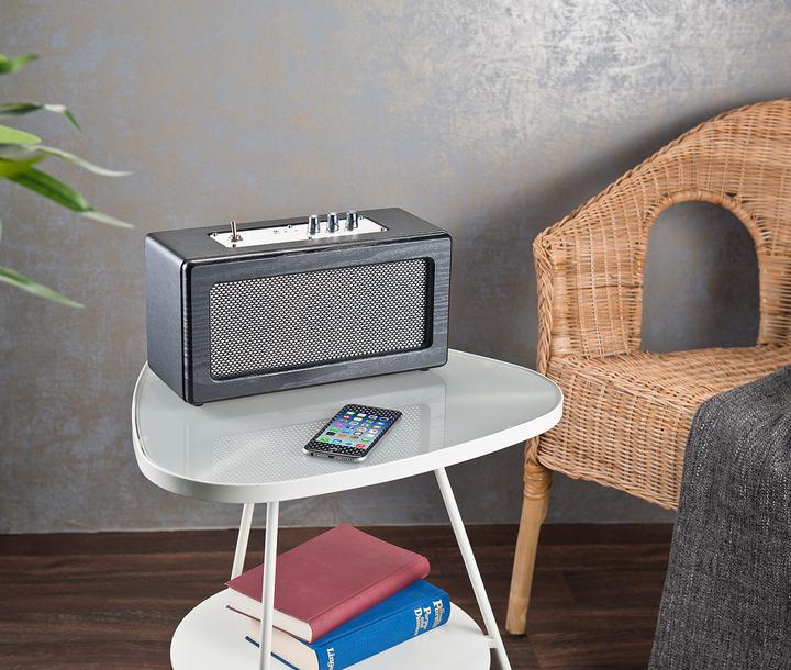 Produktbild Auvisio Mobiler Retro-Lautsprecher (5 h)