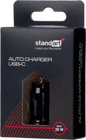 Produktbild Standart CHARGER AUTO GT-ZJ20 20W USB-C BLACK