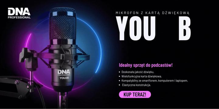 Actual product image No Name DNA YOU2B Microphone Kit Audio Interface Stand