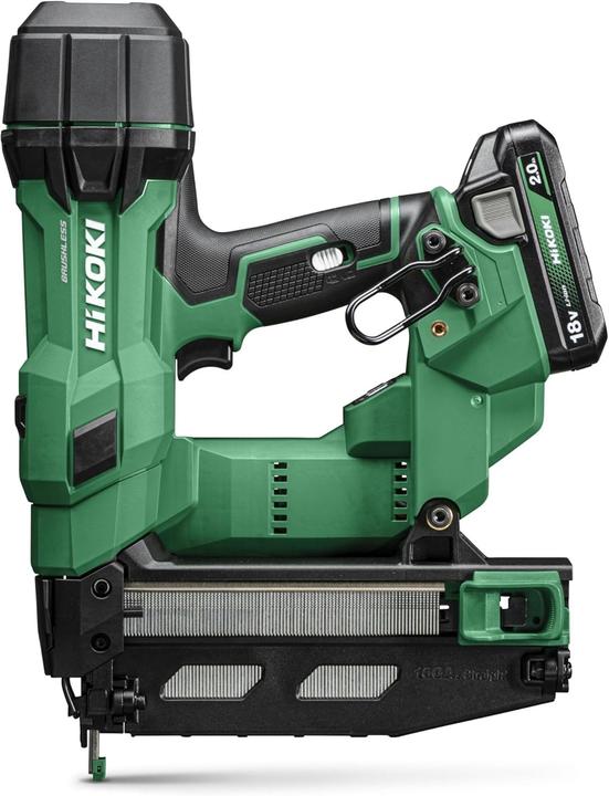 Actual product image Hikoki NT1865DSAWXZ Akkunagler 18V, 16 GAUGE, 2x 2.0Ah und Ladegerät im HSC IV Koffer (Nail gun)