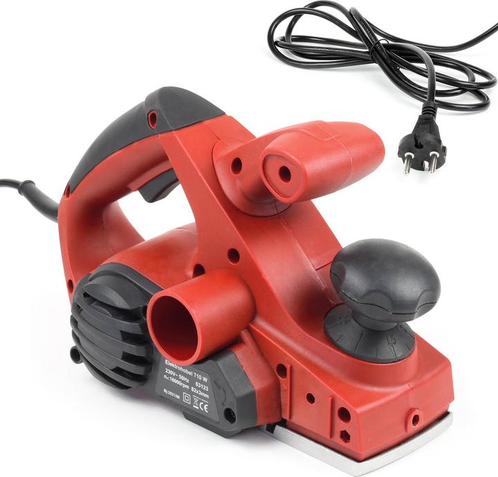 Produktbild Wiltec Elektrohobel 710W 82mm Falzhobel Hobelmaschine Handhobel Holzhobel Hobel