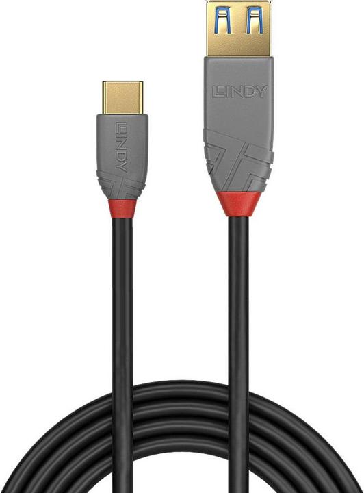 Actual product image Lindy USB C – USB A (0.15 m, USB 3.2 Gen 2)
