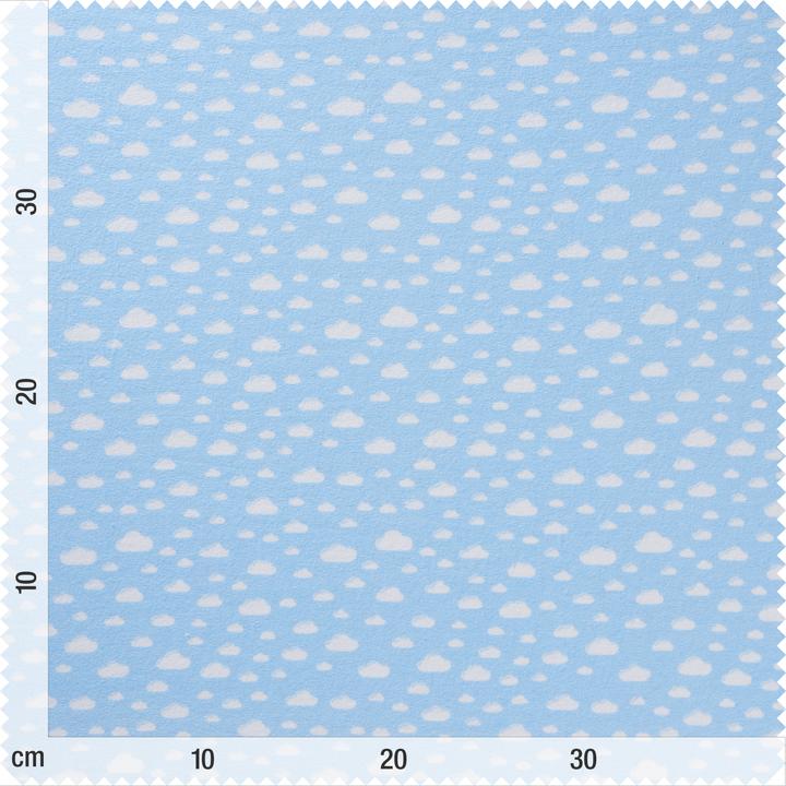Actual product image VBS Jersey fabric "Clouds" 150 cm wide, yard goods