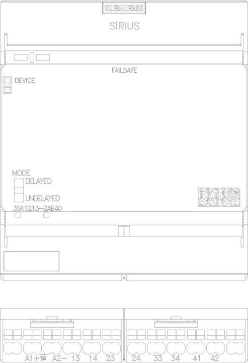 Actual product image Siemens Safety combination 24V/DC 3SK1213-2AB40