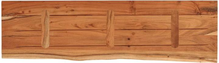 Actual product image vidaXL Table top rectangular tree edge wooden top furniture top solid wood acacia (120 x 40 cm)