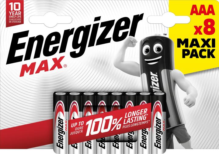 Immagine prodotto Energizer Max Alcalino (8 pz., AAA)