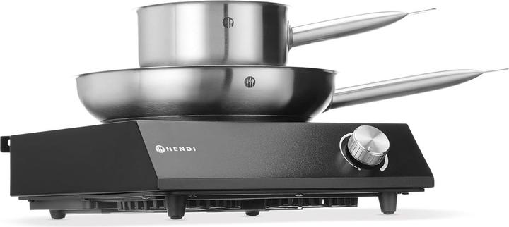 Produktbild Hendi Set: Induktionskocher 3500W + Stielkasse