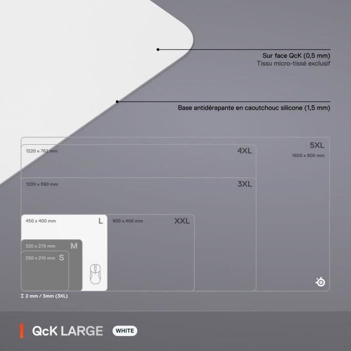 Produktbild SteelSeries QcK White