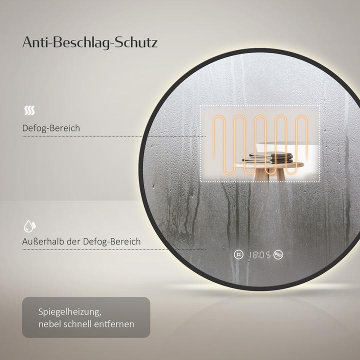 Actual product image Emke Bathroom mirror (70 x 70 cm)