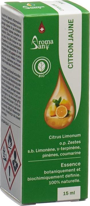 Actual product image AromaSan Lemon organic essence (15ml)