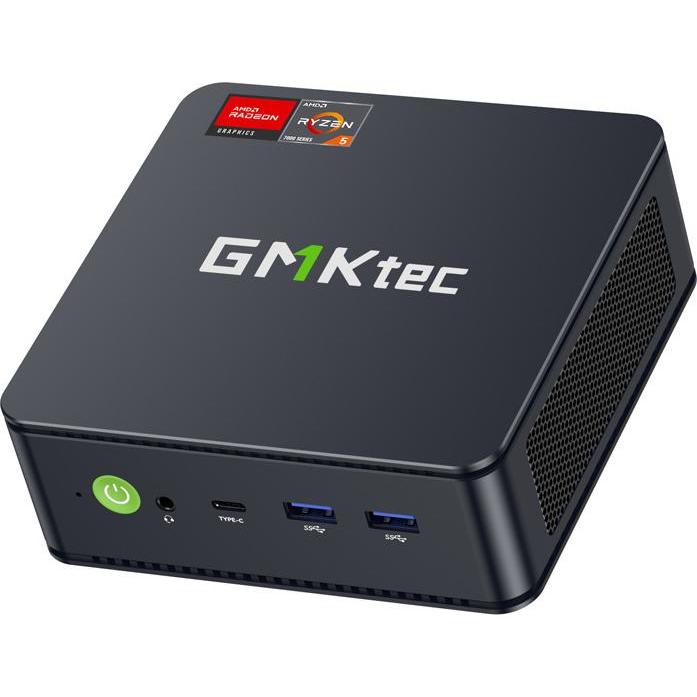 Giada MINI PC GMKtec M6 Ultra AMD Ryzen 5 7640HS 16GM RAM + 512GB SSD WIN 11 PRO (512 GB, 16 GB), PC
